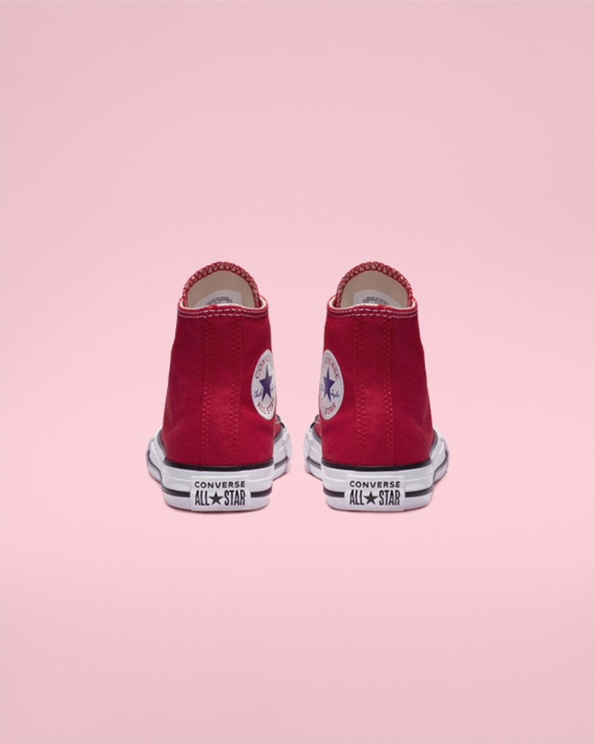 Boys' Converse Chuck Taylor All Star Classic High Top Shoes Red | AU 1905CZ